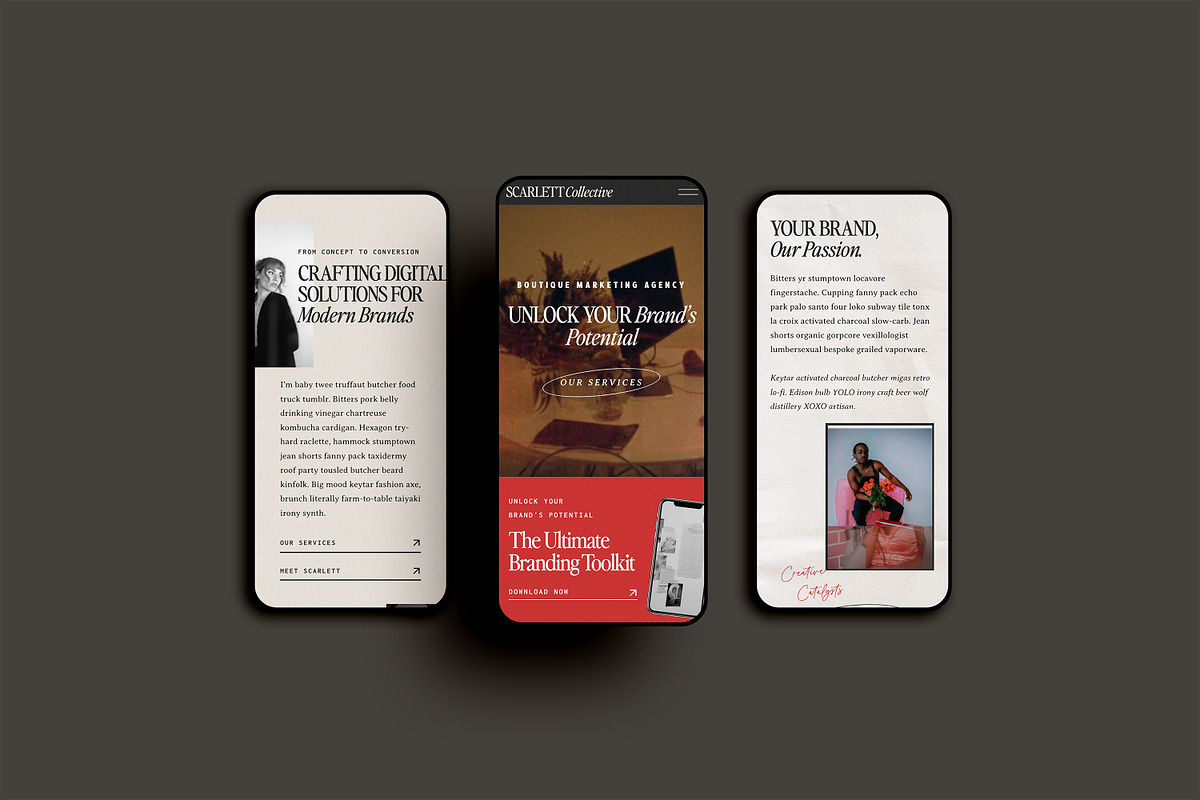 Scarlett Showit Website Template, a WordPress Template by Amanda Scott Design Co. (Photo 5 of 7)