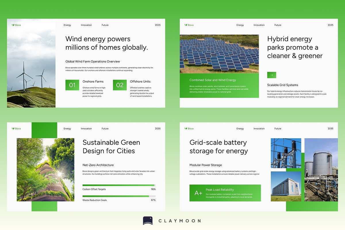 Renewable Energy Pitch Deck, a Presentation Template by Claymoon Lab (Photo 5 of 7)