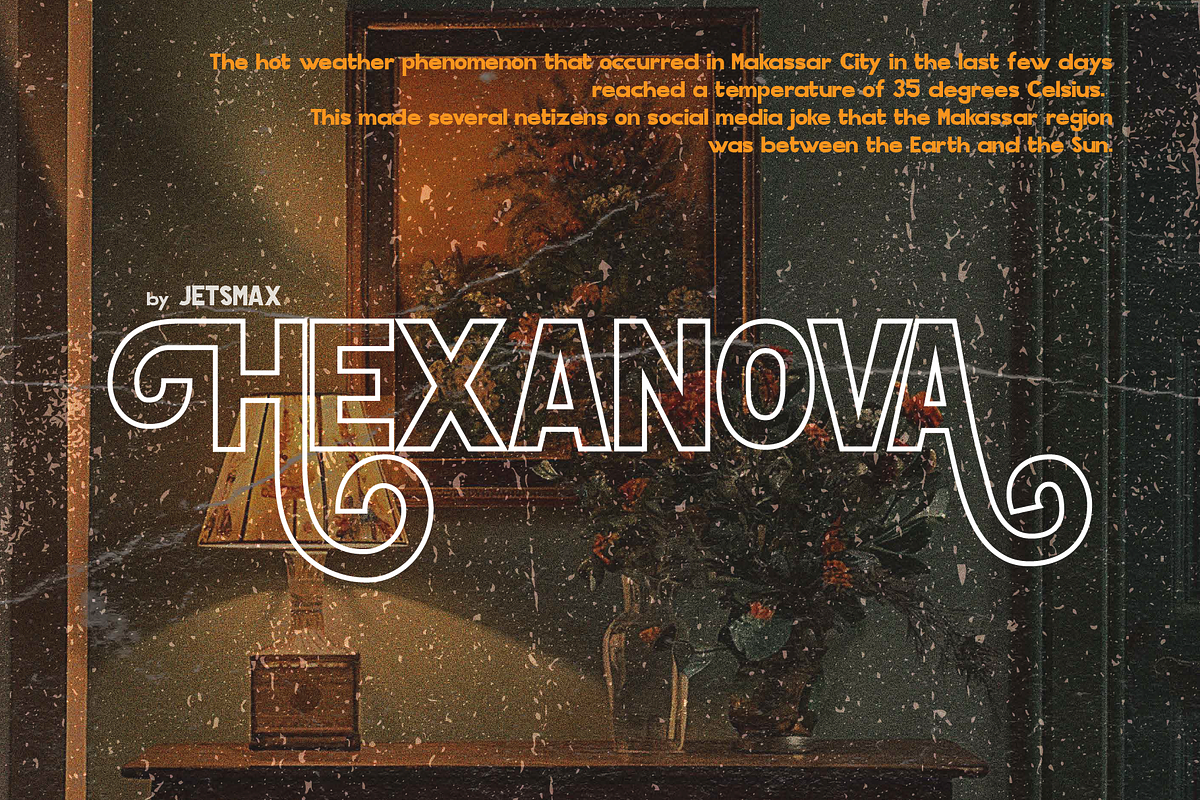 Hexanova, a Sans Serif Font by Jetsmax® Studio (Photo 5 of 6)