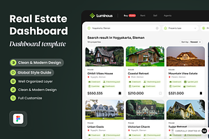 Luminous - Real Estate Dashboard