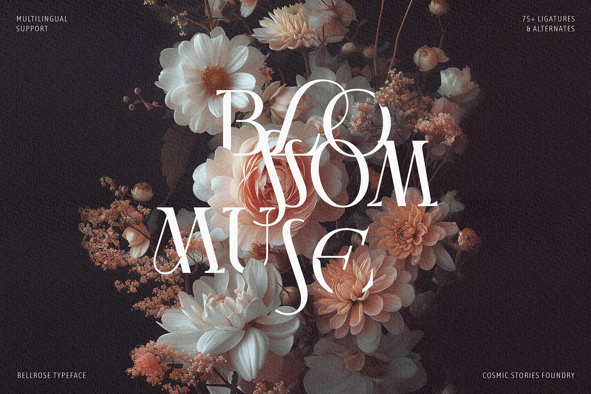 Bellrose Display Serif Font, a Serif Font by CarmineType (Photo 7 of 24)
