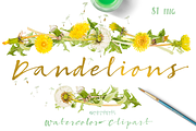 BUNDLE Golden-Yellow Flowers -85%, an Illustration by watercolorwild.graphics (Thumbnail 7 of 12)