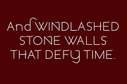 Windswept. Stunning sans serif font, a Sans Serif Font by LostandFoundry (Thumbnail 4 of 8)
