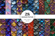 Fantasy Dragon Scales Seamless Digit, a Texture Graphic by ninakosh (Thumbnail 1 of 6)
