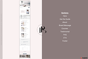 Business Coach Template for Kajabi, a Landing Page Template by Pastel Pixels Studio (Thumbnail 2 of 5)
