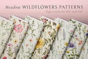 Wildflowers Print Seamless Patterns