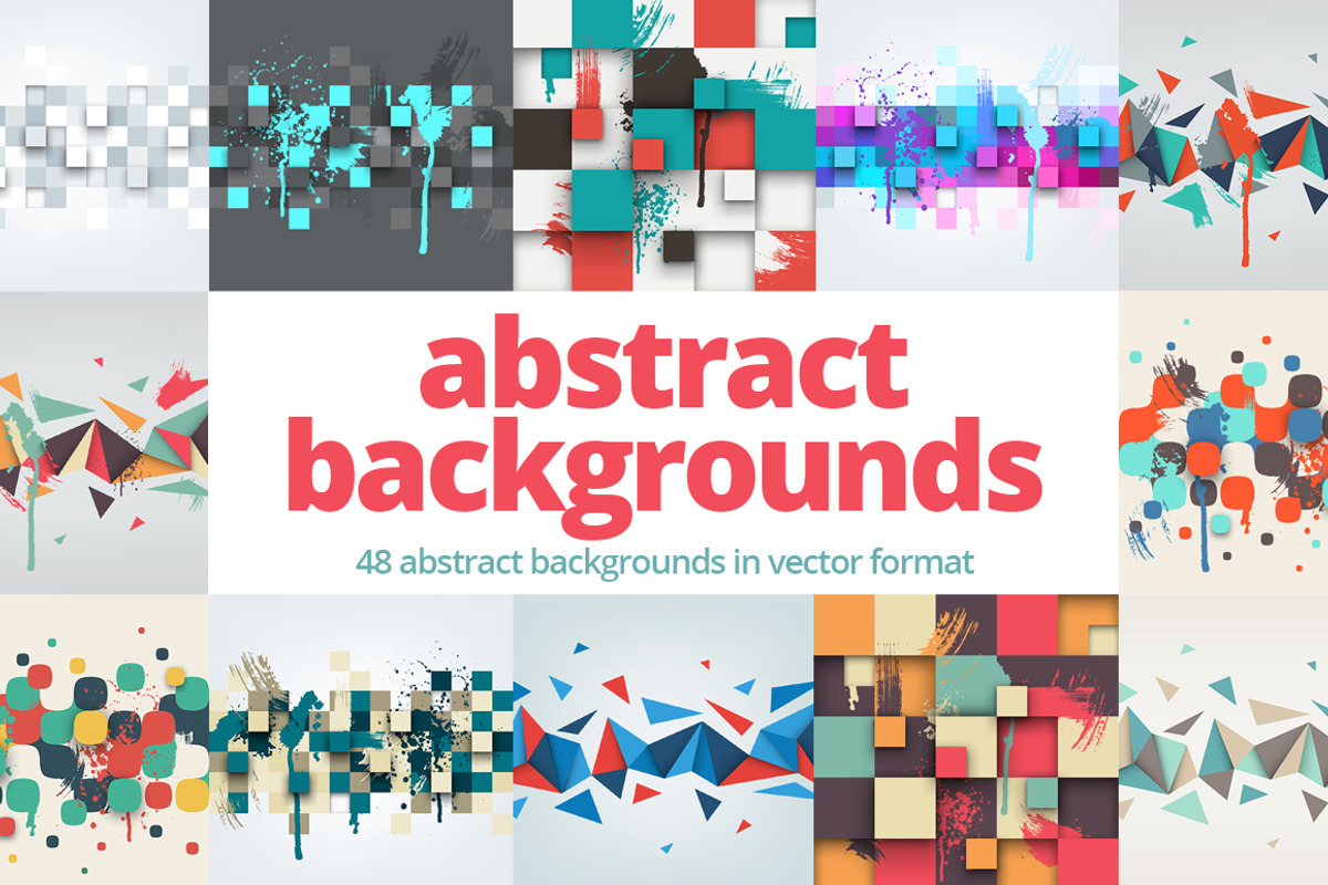 Abstract vector backgrounds, a Texture Illustration by VAlex (Photo 1 of 5)