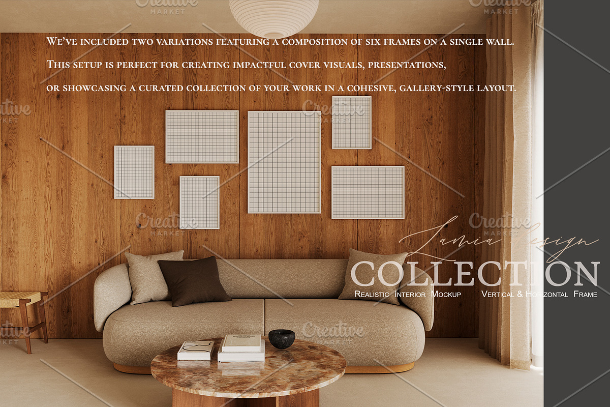 Oslo Japandi Wood Frame Mockup, a Household Mockup by LAMIA DESIGN (Photo 14 of 18)