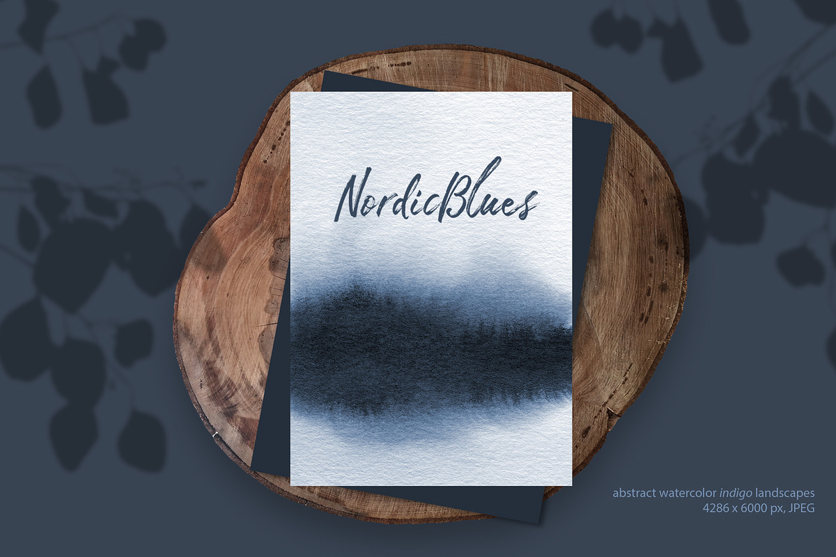 NordicBlues Watercolor Pack, a Texture Graphic by Marmoris.Arts (Photo 11 of 24)