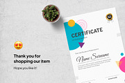Certificate Template, a Stationery Template by Panen Creative (Thumbnail 3 of 3)