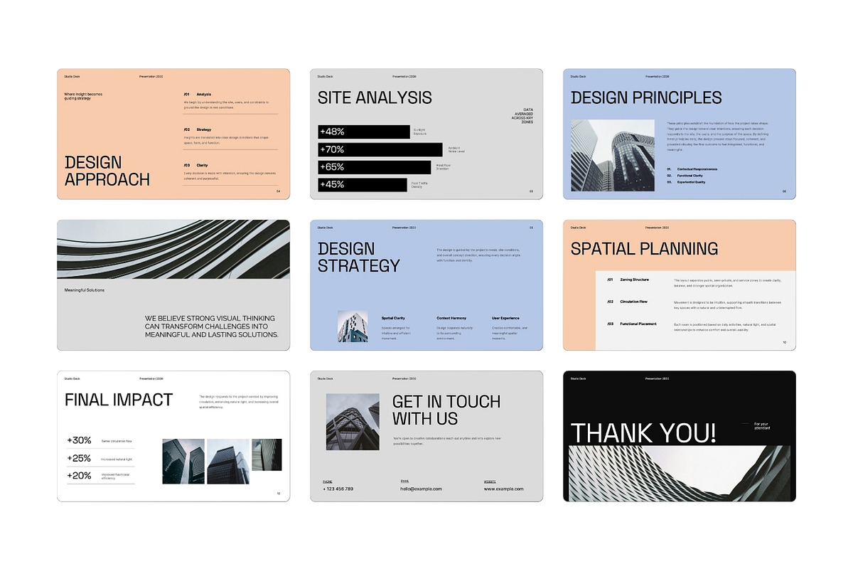 Architecture Deck Powerpoint, a Presentation Template by TMint Creative (Photo 6 of 6)