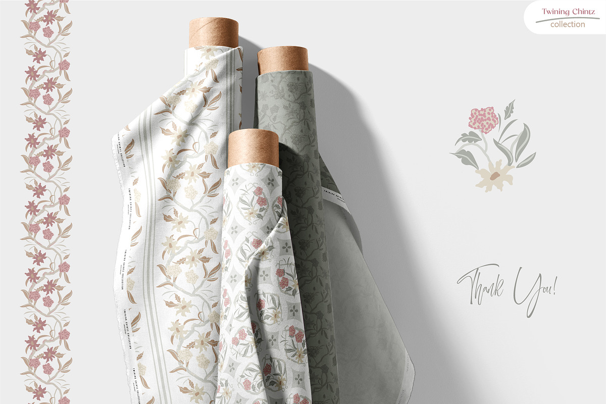 Twining Chintz - Floral Patterns, a Pattern Graphic by InaCorart (Photo 10 of 10)