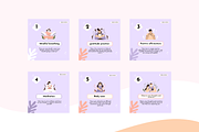 50 Mental Health Instagram Posts, a Social Media Template by Adored Templates (Thumbnail 4 of 10)