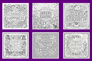 Inspirational Quotes Pages, a Texture Illustration by BerryPieArt (Thumbnail 2 of 3)