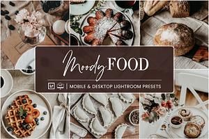 MOODY FOOD LIGHTROOM PRESETS