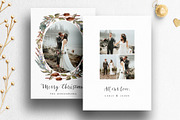 Christmas Card Photo Template, a Card Template by Nifty Template Studio (Thumbnail 3 of 6)