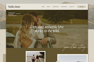 Emilia WordPress Theme, a WordPress Template by Pix & Hue