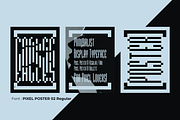 Pixel Poster 02 - Typeface, a Sans Serif Font by Fontsphere (Thumbnail 2 of 5)