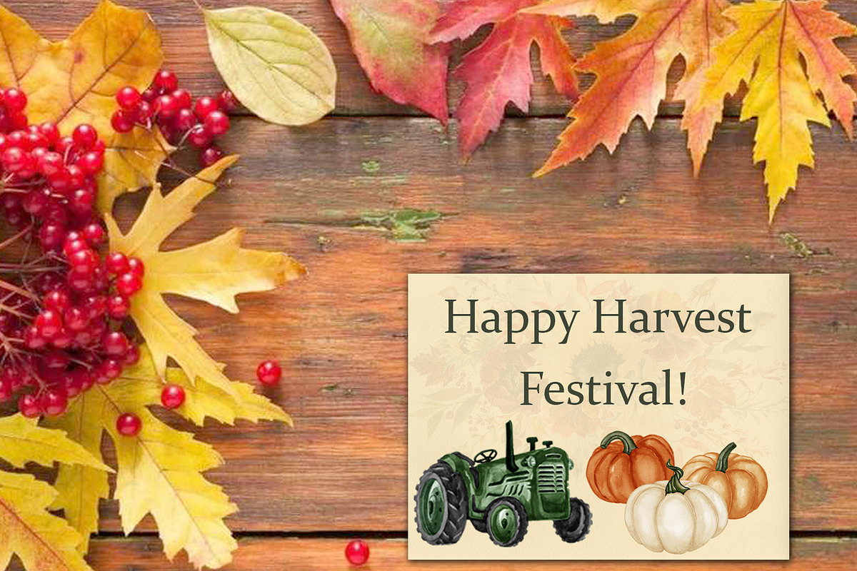 Farming 2, a Decorative Illustration by Art Watercolor Stories (Photo 6 of 6)