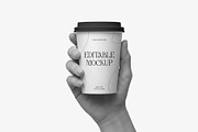 Takeaway Coffee Cup Mockup, a Cups & Container Mockup by graphypix (Thumbnail 2 of 4)