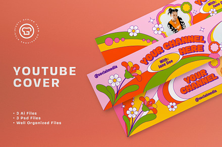 Spring Theme YouTube Cover, a Social Media Template by graphicook