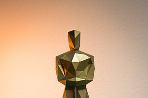 DIY Oscar 3D Model Template