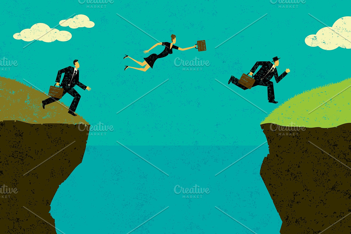 Business Concepts Bundle 11 Men, a Person Illustration by retrorocket (Photo 8 of 21)