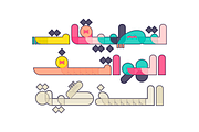 Tashkeel - Arabic Color Font, a Script Font by Mostafa El Abasiry (Thumbnail 14 of 20)