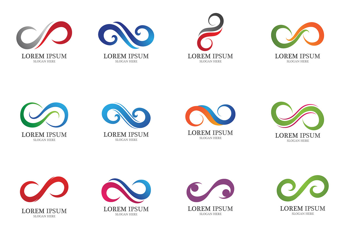 Infinity loop line logo vector v2, a Branding & Logo Template by ...