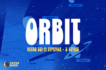 PM Orbit Nostalgic 70s Font
