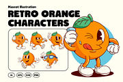 Retro Orange Character, a Food Illustration by Graptail (Thumbnail 1 of 4)