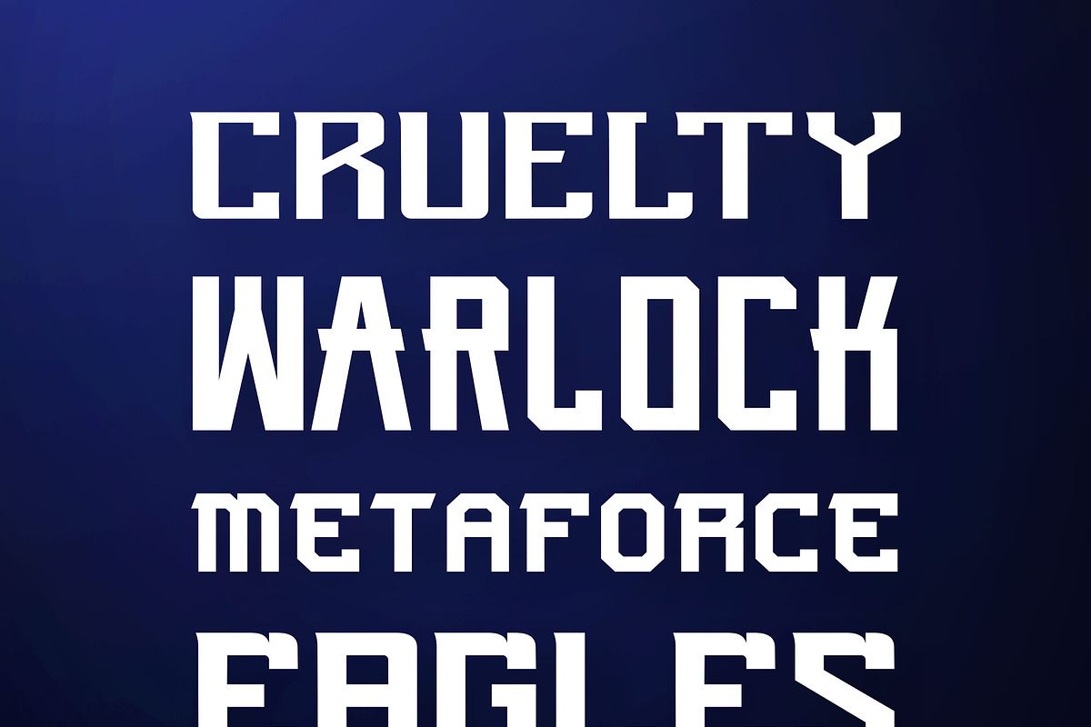 Esports Font Pack Vol 1 | DaseDesign, a Font by backinthedase (Photo 2 of 7)