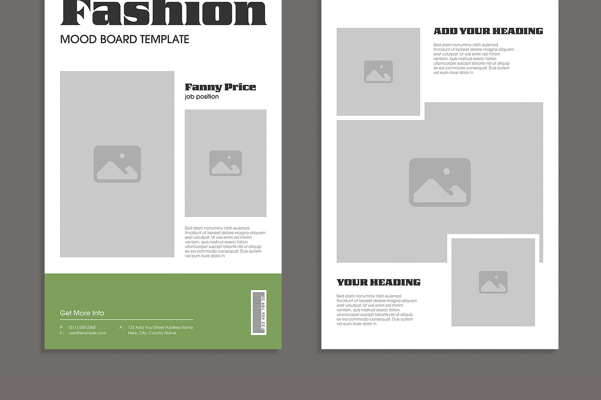 Elegant Fashion Mood Board Design, a Social Media Template by MightyDesign (Photo 3 of 10)