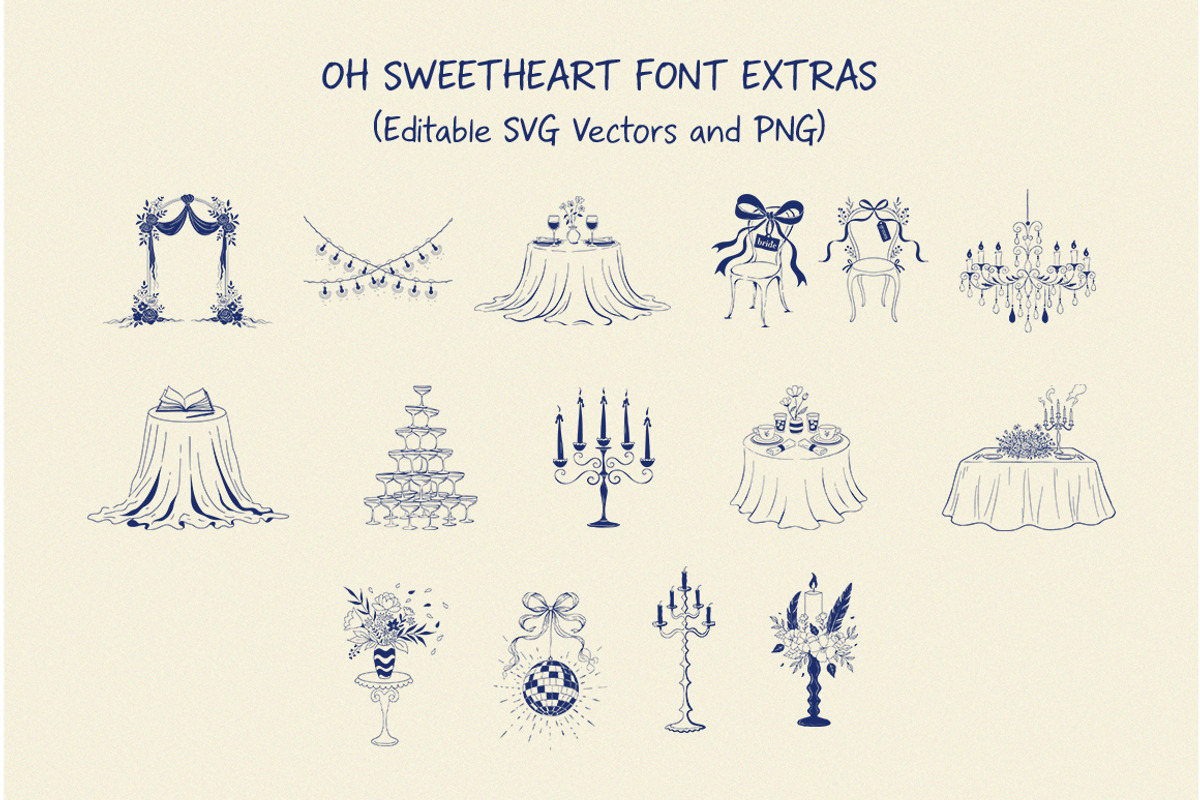 Oh Sweetheart Handwritten Font Duo, a Handwritten Font by SNIPESCIENTIST (Photo 24 of 27)