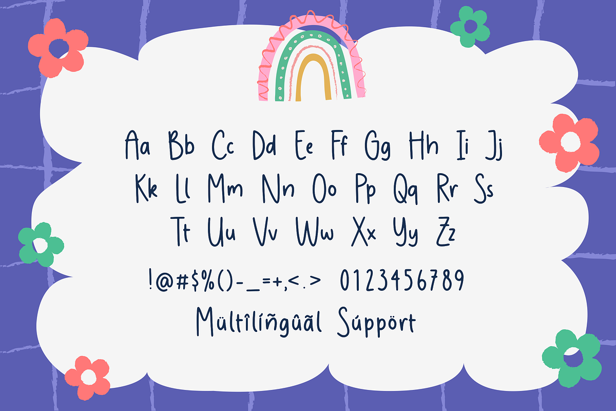 Luckymoon Charming Handlettered Font, a Sans Serif Font by Allouse Studio (Photo 9 of 10)