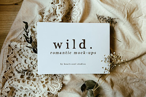 wild | romantic mock-ups