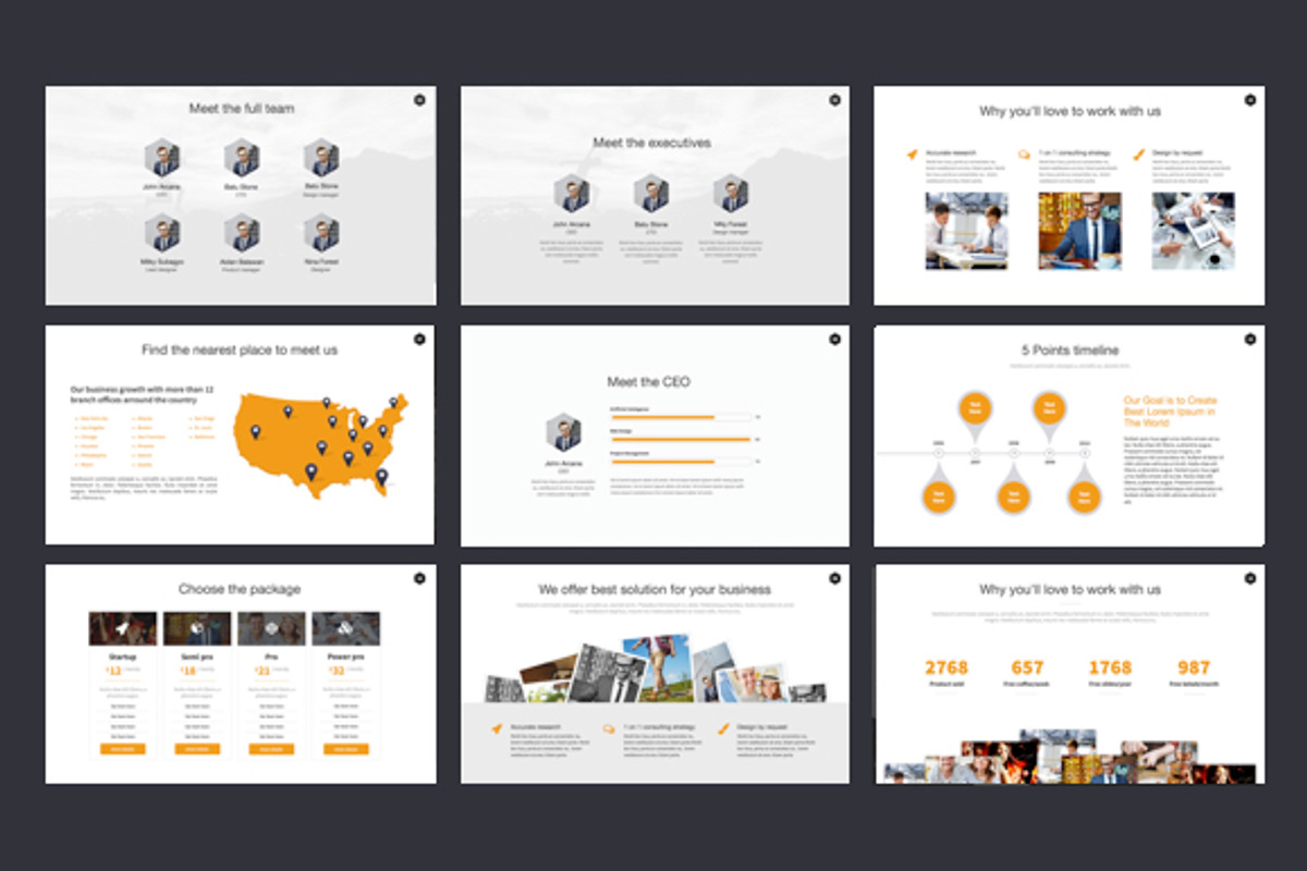 VISION - KEYNOTE TEMPLATE, a Presentation Template by Slidehack (Photo 2 of 3)