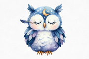 Watercolor Whimsical Birds Clipart, an Illustration by Designking (Thumbnail 3 of 4)