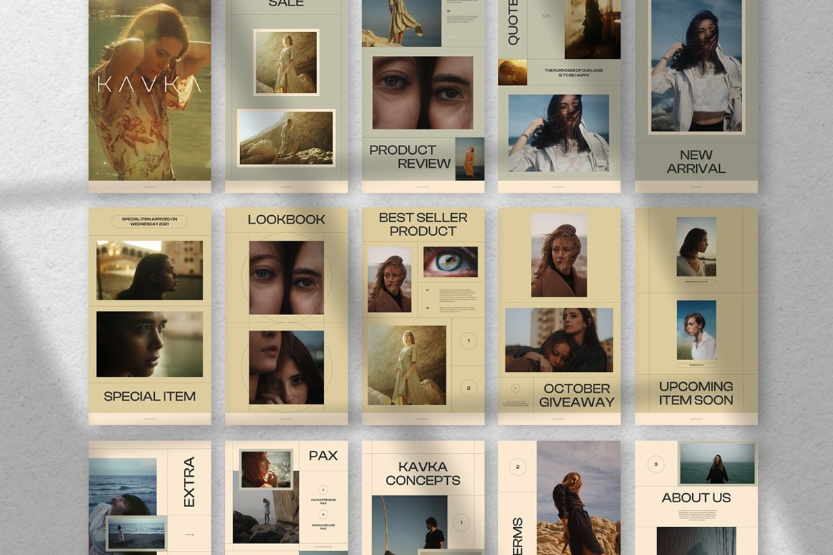 10 in 1 BUNDLE Instagram Templates, a Social Media Template by Creative Zeune (Photo 2 of 24)