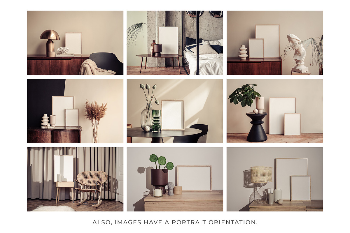 Video&Photo Frame mockups. Interior, a Print Template by Una Matison (Photo 4 of 22)