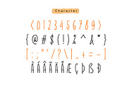 Skinnytoon - Cute Handwriting Font, a Script Font by dexsarharryfonts (Thumbnail 7 of 8)