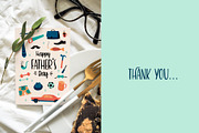 Happy Fathers Day. Cards and Pattern, a Person Illustration by Nadia Grapes (Thumbnail 4 of 4)