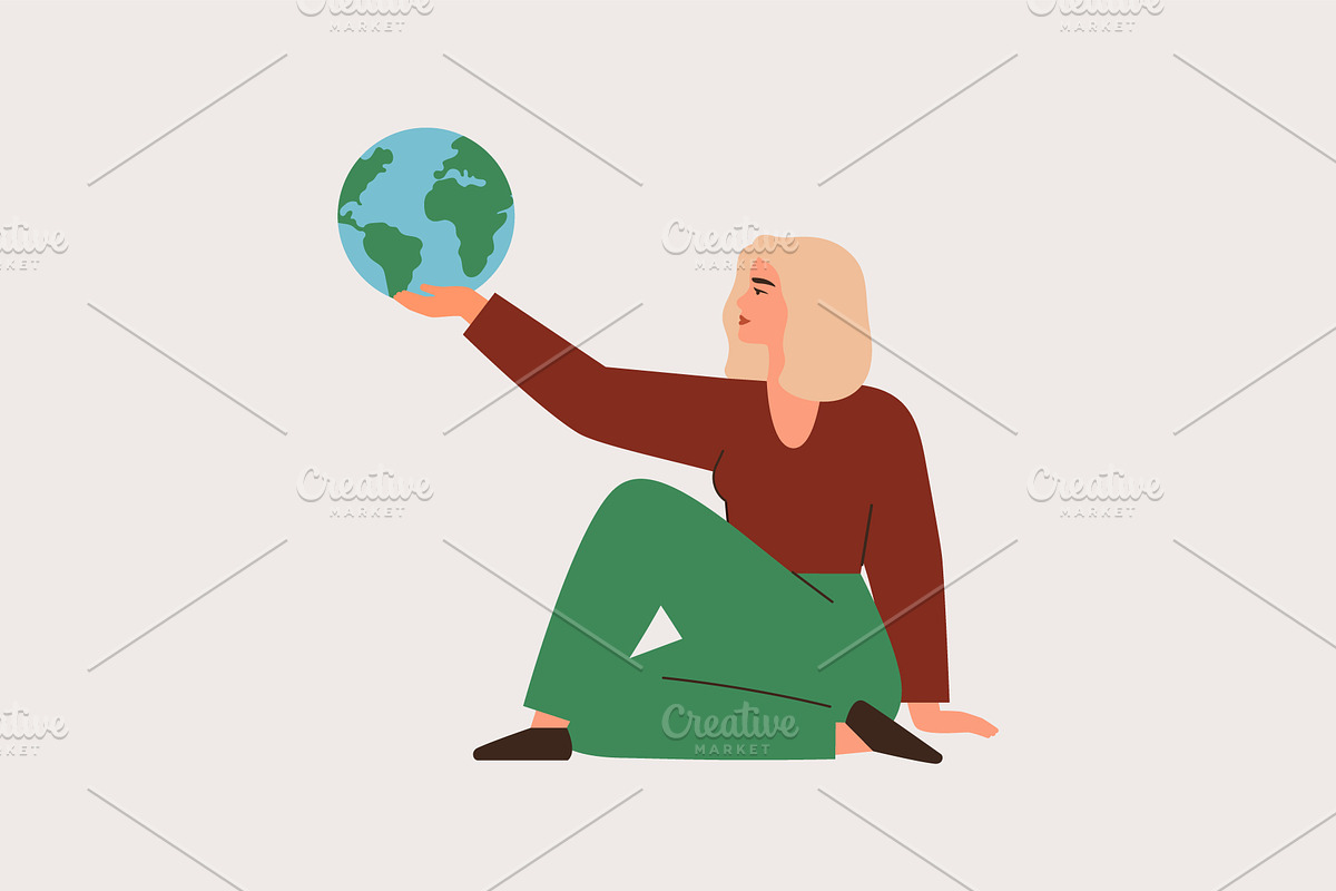 Women and the Environment, a Person Illustration by Mary Long (Photo 2 of 6)