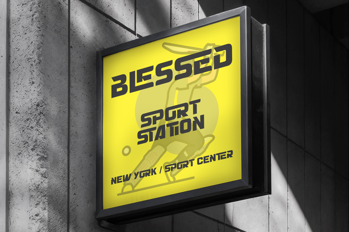 Auberga - Sport Branding Font, a Sans Serif Font by Say Studio (Photo 9 of 11)