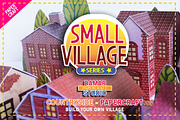 PAPERCRAFT SET - BUILD YOUR VILLAGE, a Graphic by TwonTwo Studio (Thumbnail 1 of 7)