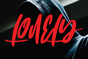 ALONE FONT, a Script Font by Mariyana (Thumbnail 2 of 3)