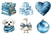 A Chapter in Dusty Blue Clipart, an Illustration by Daily.Designs (Thumbnail 5 of 5)