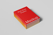 Multi Book Display Mockup - 8 Views, a Books & Magazine Mockup by Illusiongraphic (Thumbnail 7 of 23)