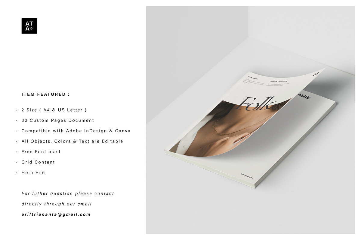 FOLK Editorial Lookbook, a Magazine Template by Arif Tri Ananta (Photo 13 of 14)