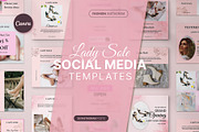 Lady Sole | Shoe Shop Canva Template, a Social Media Template by prajapixels (Thumbnail 1 of 6)